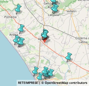 Mappa 04010 Aprilia LT, Italia (10.193)