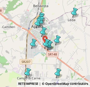 Mappa 04010 Aprilia LT, Italia (1.72692)