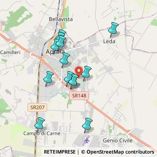 Mappa Via Berlino, 04011 Aprilia LT, Italia (1.88846)