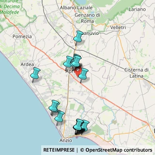 Mappa Via Lisbona, 04011 Aprilia LT, Italia (8.7835)