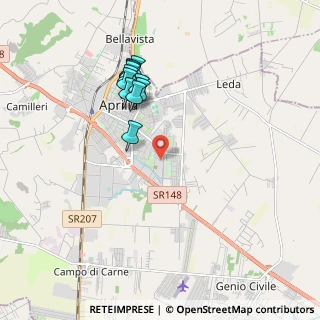 Mappa Via Lisbona, 04011 Aprilia LT, Italia (1.88455)