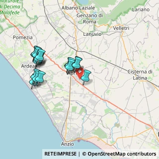 Mappa Via Portogallo, 04011 Aprilia LT, Italia (8.239)