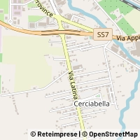 Kartta Cisterna di Latina