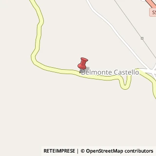 Mappa Via Forca d'Acero Centro, 03040 Belmonte Castello FR, Italia, 03042 Atina, Frosinone (Lazio)