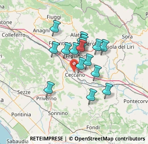 Mappa 03023 Ceccano FR, Italia (10.885)