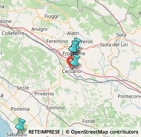 Mappa 03023 Ceccano FR, Italia (38.9675)