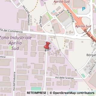 Mappa Via della Meccanica, 27, 04011 Aprilia, Latina (Lazio)