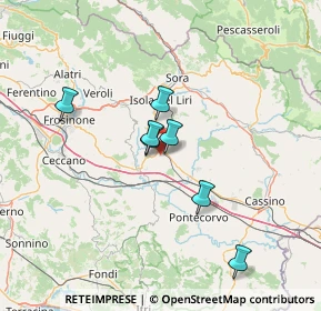 Mappa Via Valle, 03032 Frosinone FR, Italia (44.37833)