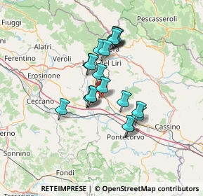 Mappa Via Valle, 03032 Frosinone FR, Italia (11.275)
