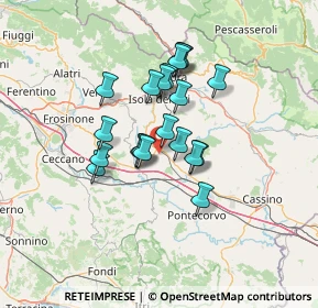 Mappa Via Valle, 03032 Frosinone FR, Italia (10.796)