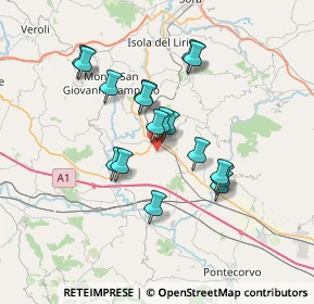 Mappa Via Valle, 03032 Frosinone FR, Italia (6.21588)
