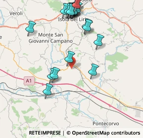 Mappa Via Valle, 03032 Frosinone FR, Italia (9.769)