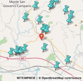 Mappa Via Valle, 03032 Frosinone FR, Italia (5.168)