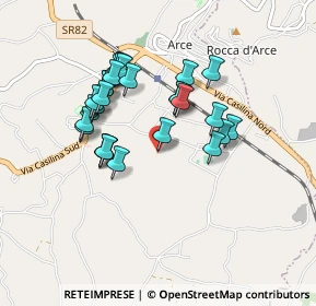 Mappa Via Valle, 03032 Frosinone FR, Italia (0.82857)