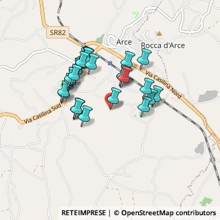 Mappa Via Valle, 03032 Frosinone FR, Italia (0.82857)
