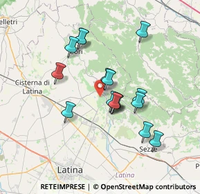 Mappa Via Mancinella, 04013 Sermoneta LT, Italia (6.445)