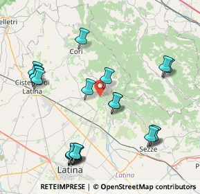 Mappa Via Mancinella, 04013 Sermoneta LT, Italia (9.746)