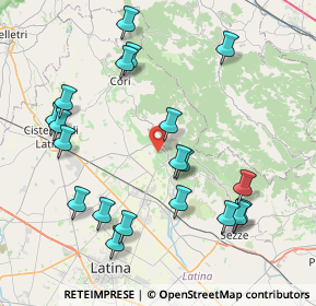 Mappa Via Mancinella, 04013 Sermoneta LT, Italia (9.4165)