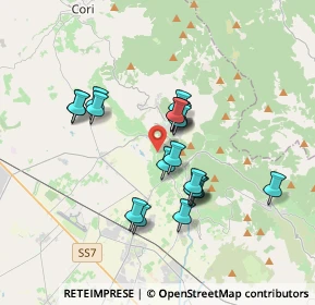 Mappa Via Mancinella, 04013 Sermoneta LT, Italia (3.049)