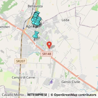 Mappa Via Belgio, 04011 Aprilia LT, Italia (2.56364)