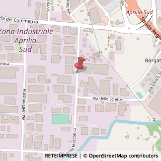 Mappa Via delle Meccanica,  27, 04011 Aprilia, Latina (Lazio)