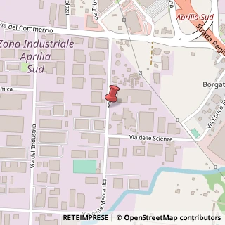 Mappa Via della Meccanica, 22, 04011 Aprilia, Latina (Lazio)