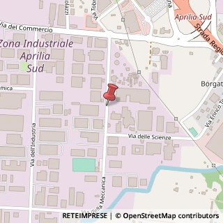 Mappa Via della Meccanica, 16, 04011 Aprilia, Latina (Lazio)