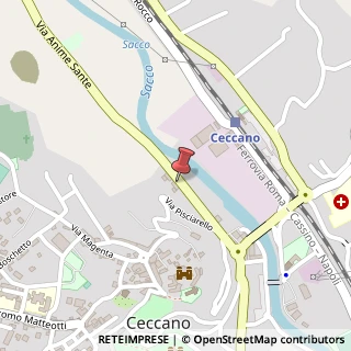 Mappa Via Anime Sante, 10, 03023 Ceccano, Frosinone (Lazio)