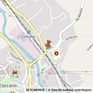 Mappa Via per Frosinone, 03023 Ceccano FR, Italia, 03023 Ceccano, Frosinone (Lazio)