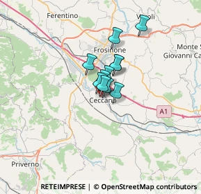 Mappa Via Domenico Messerville, 03023 Ceccano FR, Italia (3.45273)