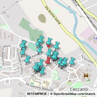Mappa Via Domenico Messerville, 03023 Ceccano FR, Italia (0.22857)