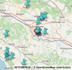 Mappa Via Domenico Messerville, 03023 Ceccano FR, Italia (16.95118)