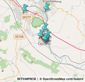 Mappa Via Domenico Messerville, 03023 Ceccano FR, Italia (3.83545)