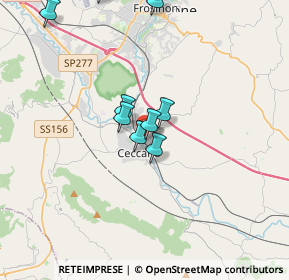 Mappa VIA FABRATERIA VETUS, 03023 Ceccano FR, Italia (4.31091)