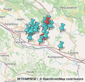 Mappa Via Collenoci, 03032 Arce FR, Italia (10.096)