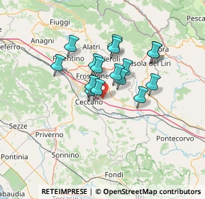 Mappa Via S Maria, 03020 Arnara FR, Italia (10.84125)