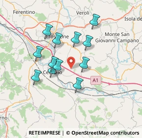 Mappa Via S Maria, 03020 Arnara FR, Italia (6.3325)