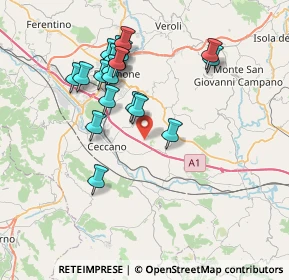 Mappa Via S Maria, 03020 Arnara FR, Italia (7.5435)