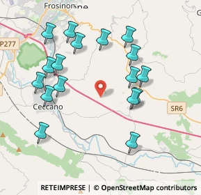 Mappa Via S Maria, 03020 Arnara FR, Italia (4.28412)