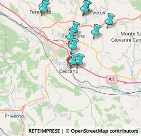 Mappa SR 637, 03023 Ceccano FR (8.42091)