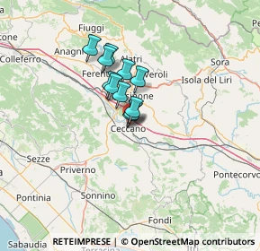 Mappa SR 637, 03023 Ceccano FR (8.34636)