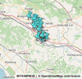 Mappa SR 637, 03023 Ceccano FR (8.68412)