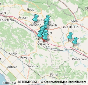 Mappa SR 637, 03023 Ceccano FR (9.44833)