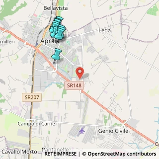 Mappa Via Olanda, 04011 Aprilia LT, Italia (2.7)