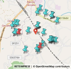 Mappa Via Celleta, 03023 Ceccano FR, Italia (0.98966)