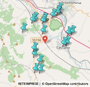 Mappa Via Celleta, 03023 Ceccano FR, Italia (4.323)