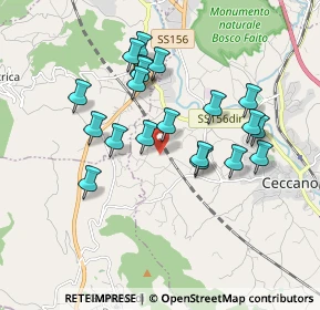 Mappa Via Celleta, 03023 Ceccano FR, Italia (1.767)