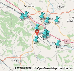 Mappa Via Celleta, 03023 Ceccano FR, Italia (6.20636)