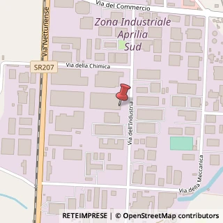 Mappa Via dell'Industria, 10-12, 04011 Aprilia, Latina (Lazio)