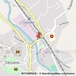 Mappa Via ponte 29, 03023 Ceccano, Frosinone (Lazio)